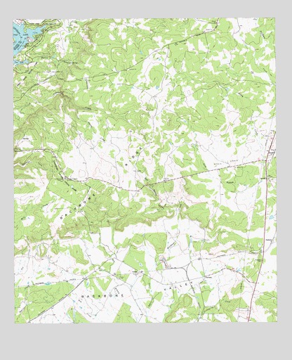 Longhorn Cavern, TX USGS Topographic Map