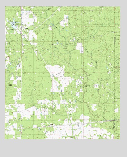 Longville, LA USGS Topographic Map