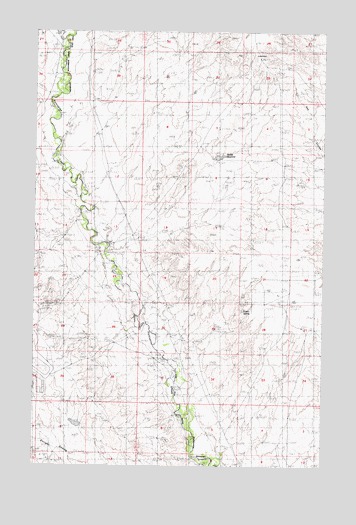 Lookout, MT USGS Topographic Map