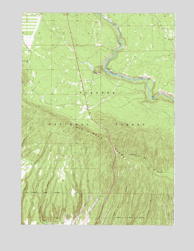 Lookout Butte, ID USGS Topographic Map