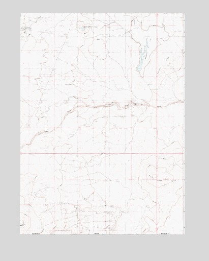 Lookout Lake, OR USGS Topographic Map