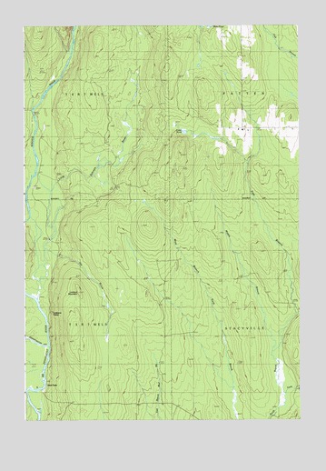 Lookout Mountain, ME USGS Topographic Map