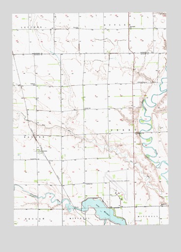 Loomis, SD USGS Topographic Map