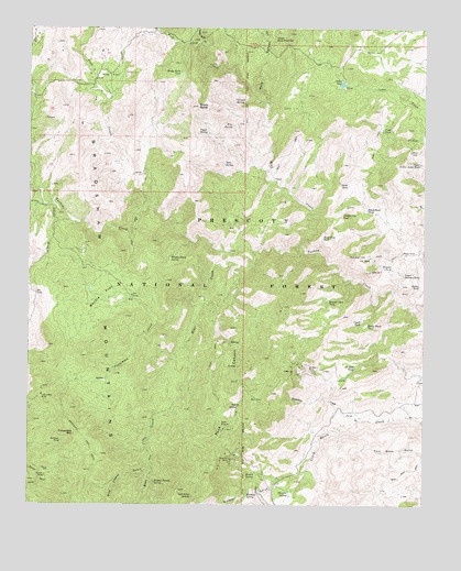 Battle Flat, AZ USGS Topographic Map