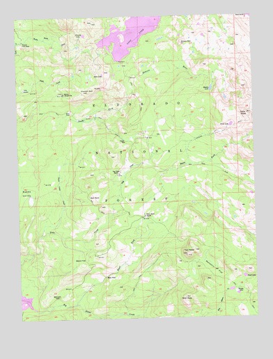 Loon Lake, CA USGS Topographic Map