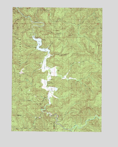 Loon Lake, OR USGS Topographic Map