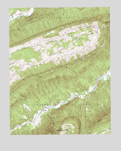 Looney, VA USGS Topographic Map