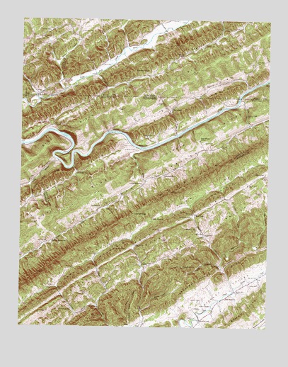 Looneys Gap, TN USGS Topographic Map