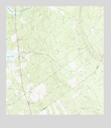 Lopeno, TX USGS Topographic Map