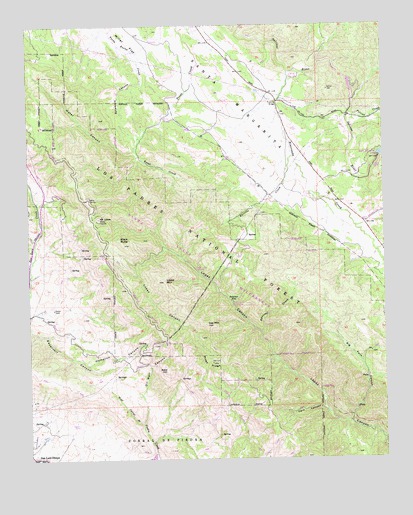 Lopez Mountain, CA USGS Topographic Map