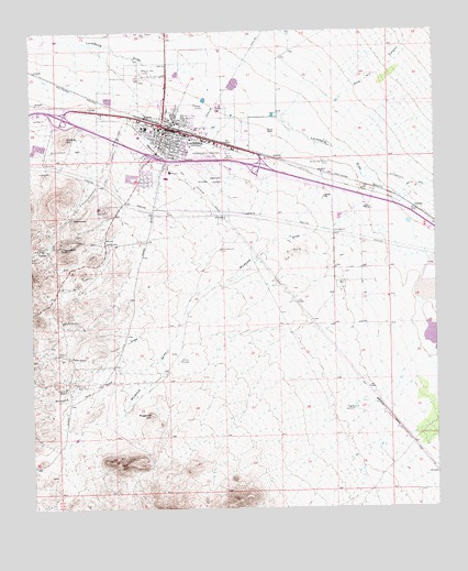 Lordsburg, NM USGS Topographic Map