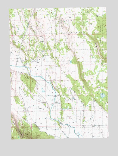 Lorella, OR USGS Topographic Map
