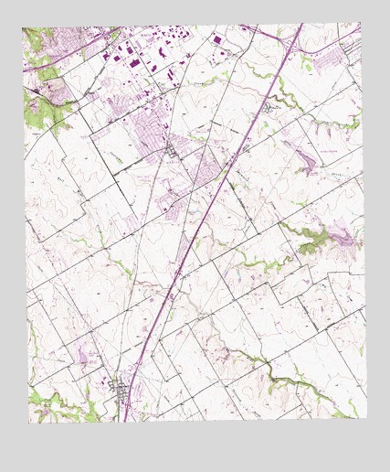 Lorena, TX USGS Topographic Map