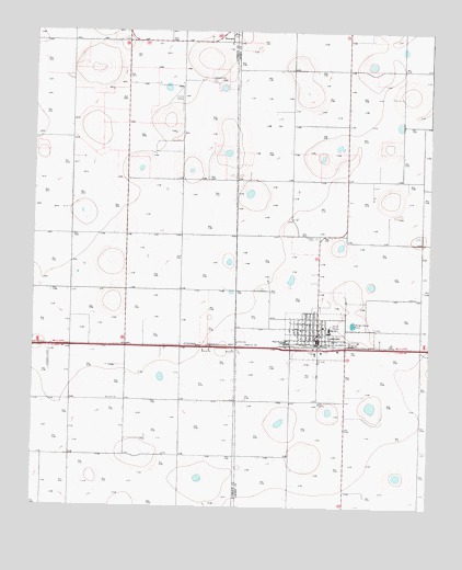 Lorenzo, TX USGS Topographic Map