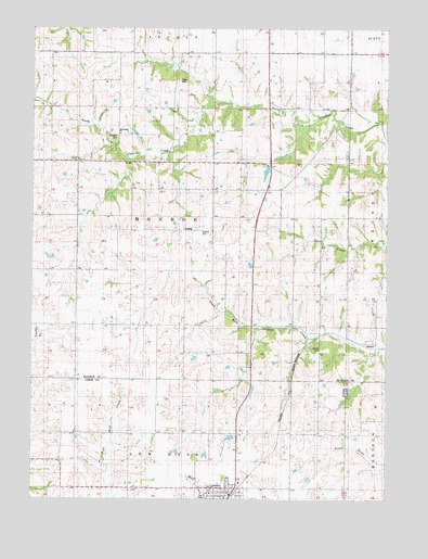 Lorimor North, IA USGS Topographic Map