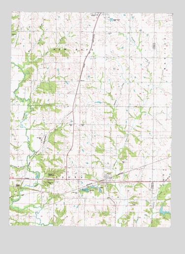 Lorimor South, IA USGS Topographic Map