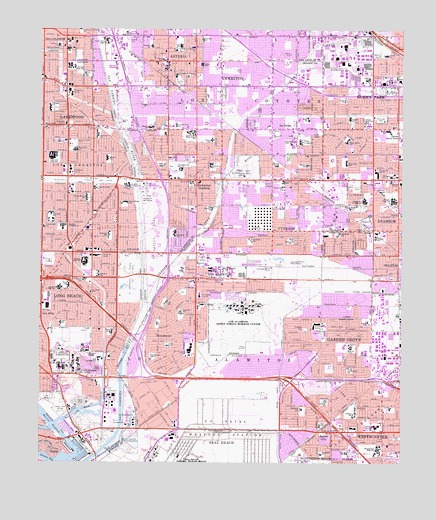 Los Alamitos, CA USGS Topographic Map