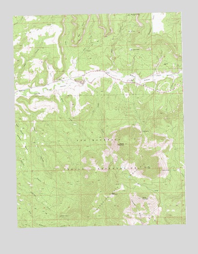 Battle Rock, CO USGS Topographic Map