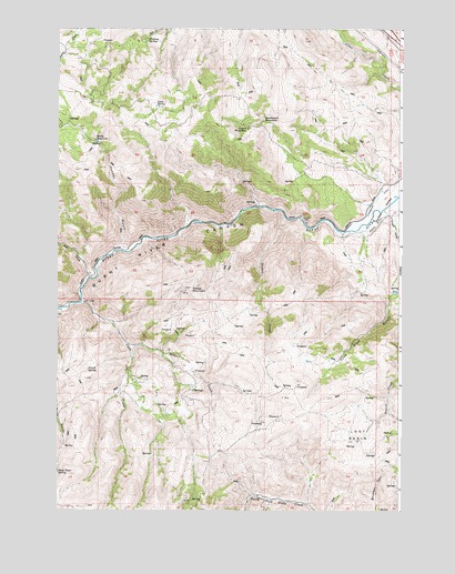 Lost Basin, OR USGS Topographic Map