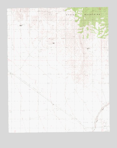 Lost Cabin Spring, NV USGS Topographic Map