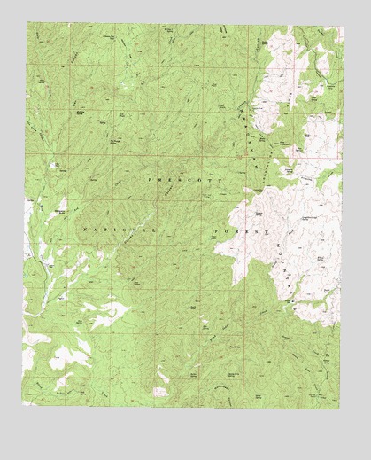 Battleship Butte, AZ USGS Topographic Map