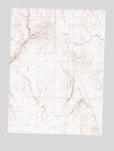 Lost Creek Pass, NV USGS Topographic Map