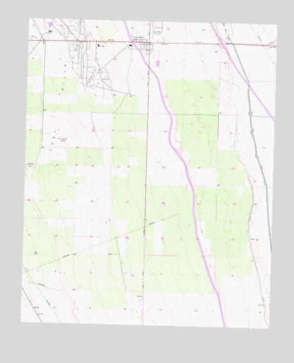 Lost Hills, CA USGS Topographic Map