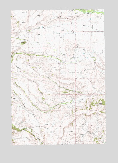 Battleship Butte, MT USGS Topographic Map