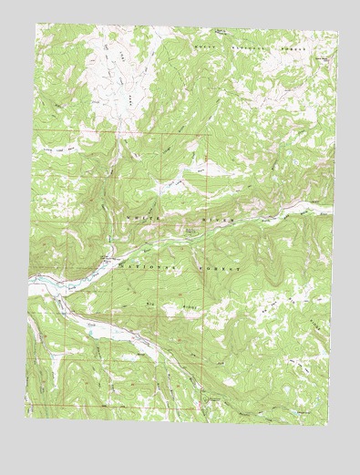Lost Park, CO USGS Topographic Map