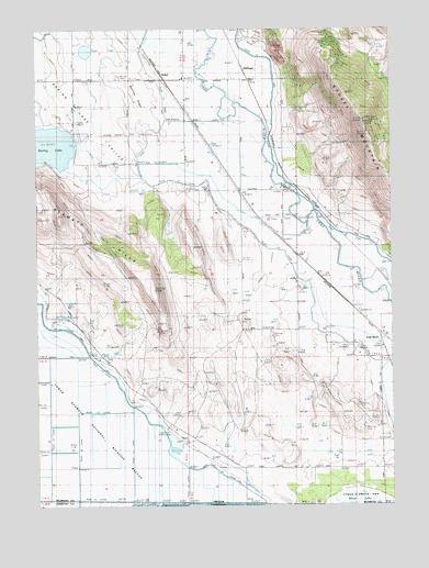 Lost River, OR USGS Topographic Map