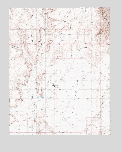 Lost Spring, UT USGS Topographic Map