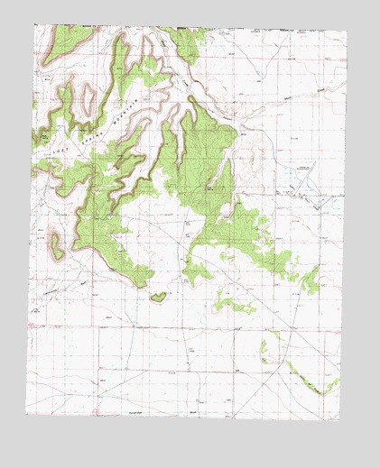 Lost Spring Mountain East, AZ USGS Topographic Map