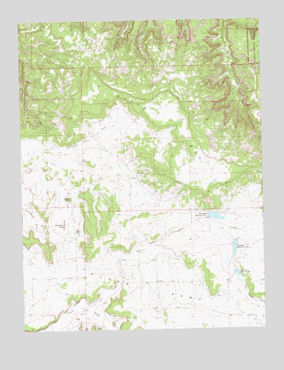 Battleship Rock, CO USGS Topographic Map