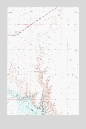 Lothair, MT USGS Topographic Map