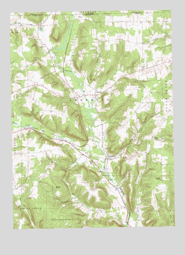 Lottsville, PA USGS Topographic Map