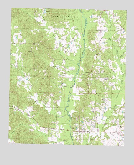 Louin SW, MS USGS Topographic Map