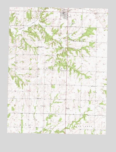 Louisburg, KS USGS Topographic Map