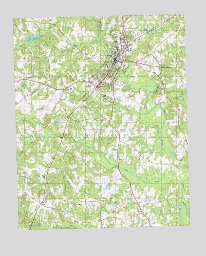 Louisburg, NC USGS Topographic Map