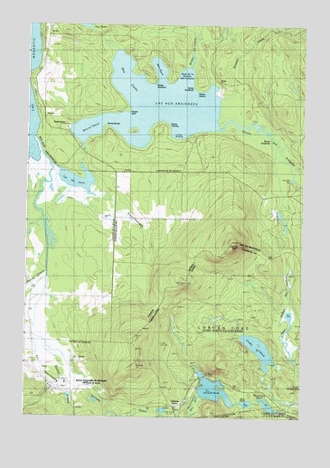 Louise Mountain, ME USGS Topographic Map