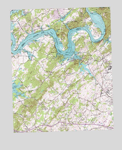 Louisville, TN USGS Topographic Map