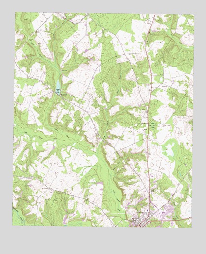 Louisville, GA USGS Topographic Map