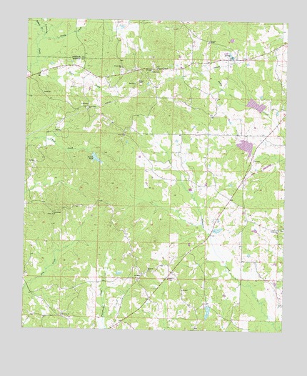 Louisville SW, MS USGS Topographic Map