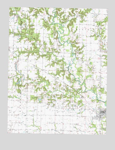 Louisville West, IL USGS Topographic Map