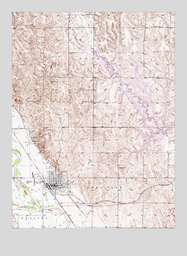 Loup City, NE USGS Topographic Map