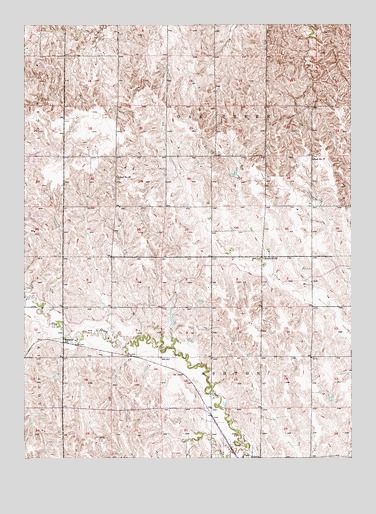 Loup City SE, NE USGS Topographic Map