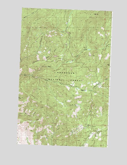 Loup Loup Summit, WA USGS Topographic Map