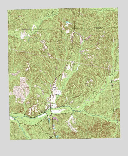 Louvale, GA USGS Topographic Map