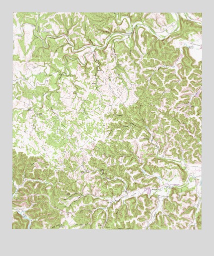 Love Creek, TX USGS Topographic Map