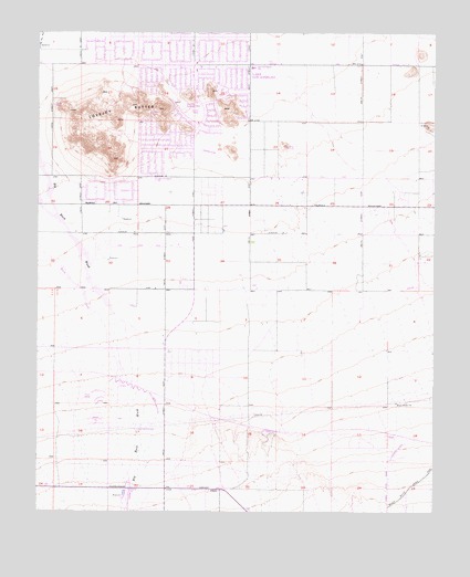Lovejoy Buttes, CA USGS Topographic Map