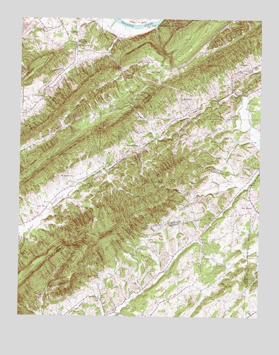 Lovelace, TN USGS Topographic Map